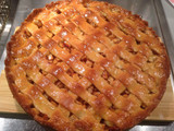 Tarta de manzana enrejada