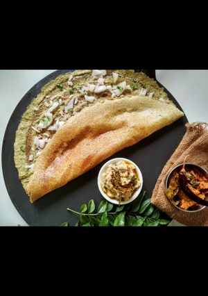 A picture of Pesarattu Dosa.