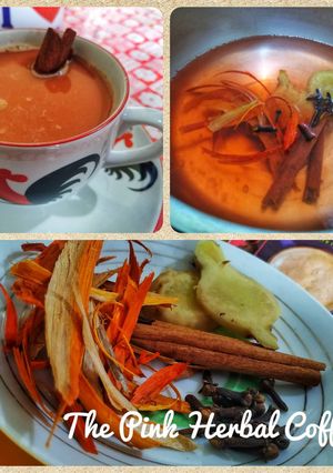 Foto resep Coffee herbal pink