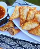 Fried Wagyu Beef Wontons with Duck Sauce