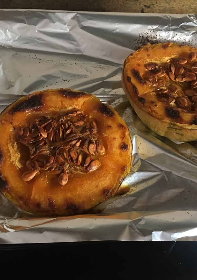 Una foto de Calabaza asada al horno