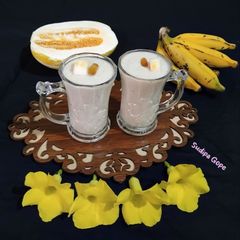 A picture of Musk Melon Banana Smoothie.