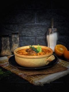 صورة لوصفة مرق الفاصوليا