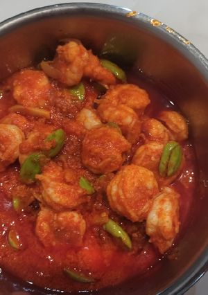 Foto resep Udang balado Pete