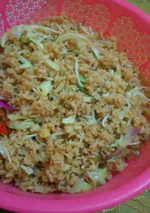 Foto resep Nasgor Bumbu Sajiku || Rasa 11 12 dengan tukang jualan nasgor