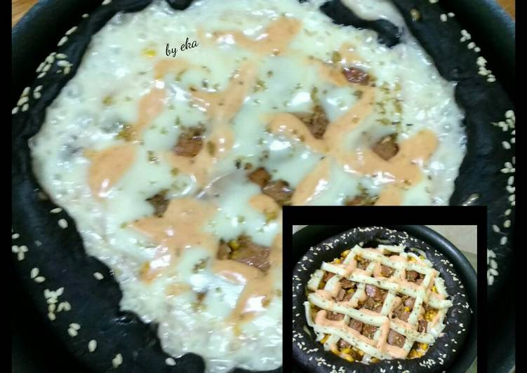 Bagaimana Menyiapkan Black Pizza 🍕 Anti Gagal