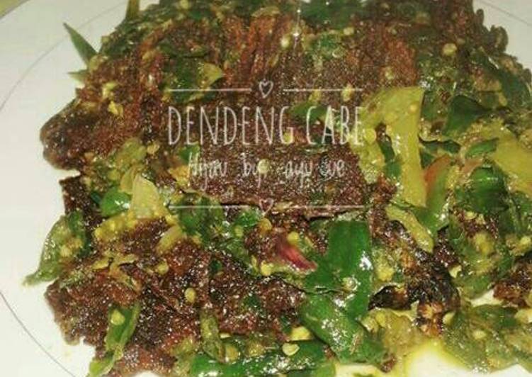 Resep Dendeng cabe hijau oleh Ayu Ue - Cookpad