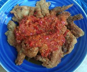 Cara Cepat Ayam Crispy Siram Sambal Mantul Banget Cara Cepat Ayam Crispy Siram Sambal Mantul Banget