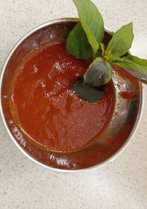 O poză a rețetei Sos roșu pentru iarnă sau ketchup de casă.
