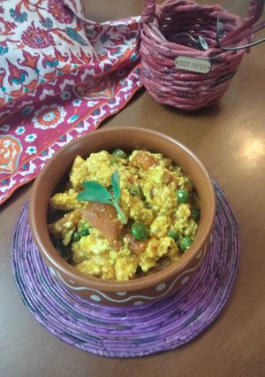 A picture of Paneer bhurji.