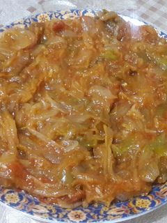 صورة لوصفة شكشوكة الفلفل والبصل