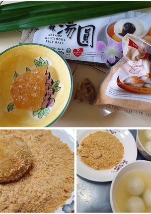 A picture of Dessert- Sesame Glutinous Rice Ball.