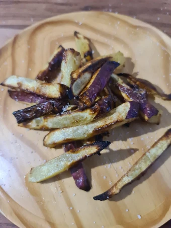 Recipe Air fried Cinnamon sugar sweet potato chips the Delicious Makes you drool