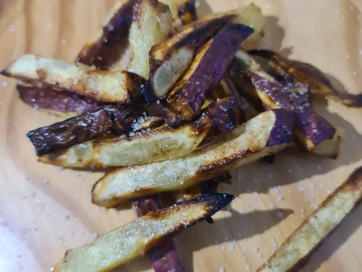Recipe Air fried Cinnamon sugar sweet potato chips the Delicious Makes you drool
