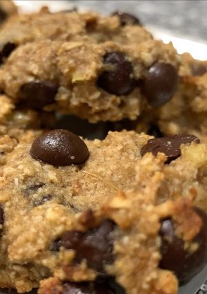 Una foto de Galletas de avena y plátano sin azúcar