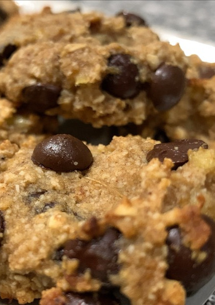 Una foto de Galletas de avena y plátano sin azúcar