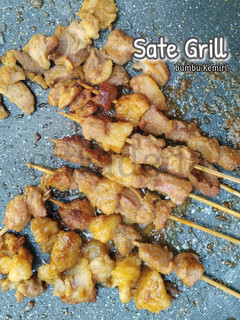Foto resep Sate Grill bumbu kemiri