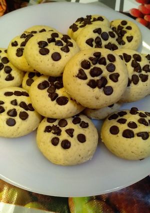 صورة لوصفة كوكيز بالشوكلت شيبس بأسهل طريقة وأحلى طعم 😋♥️