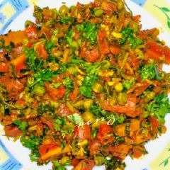A picture of Gajar Methi Matar Sabji.