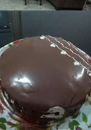 صورة لوصفة كيكة شوكولاتة