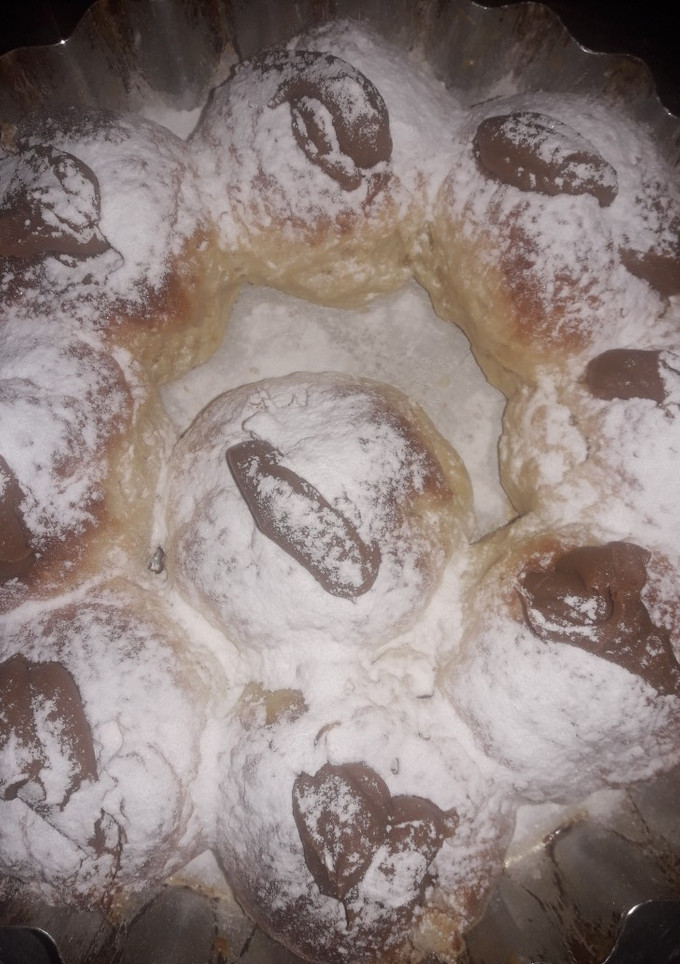 Una foto de Bollos rellenos de membrillo, batata y dulce de leche