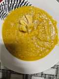 Crema de calabaza y castañas