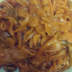 Red sauce pasta A picture of Red sauce pasta.