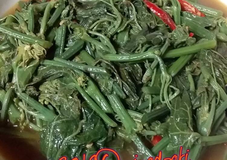 Cara Gampang Menyiapkan Tumis daun jipang, Enak Banget