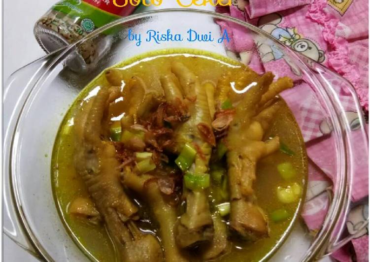 Resep Soto Ceker oleh Riska Dwi A - Cookpad