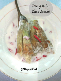 Foto resep Terong Bakar Kuah Santan