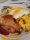Pollo a la mostaza asado