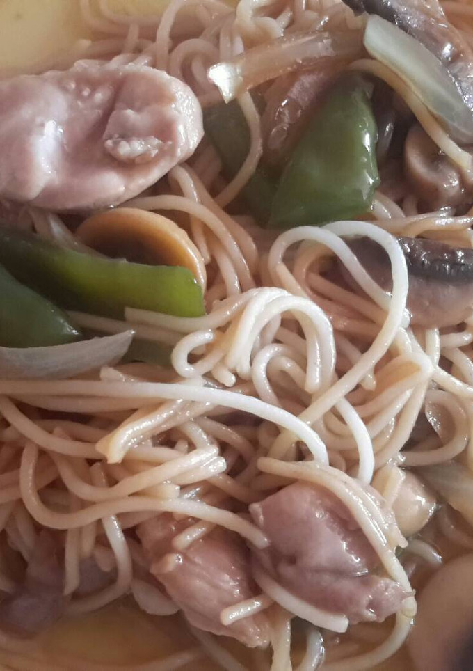 Una foto de Spaguetis chinos