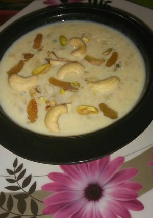 A picture of Sweet potato kheer.