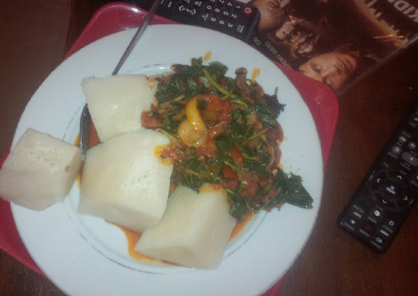 White Yam And Beef Vegetable