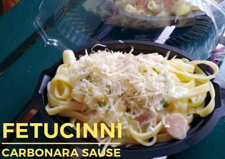 Cara Gampang Membuat Fetucinne Simple anti gagal, Enak