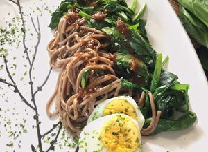 Foto resep Soba Bayam