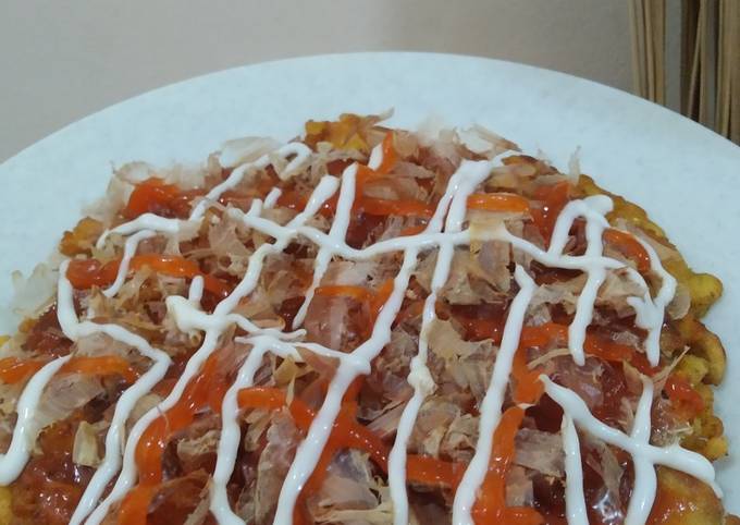 Okonomiyaki Ayam Tanpa Nori