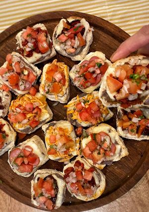 Una foto de Mini molletes mixtos