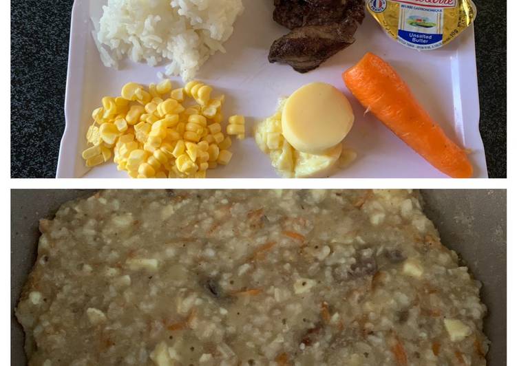 Rahasia Memasak MPASI 4⭐️ 6M+
Bubur Hati Ayam Tofu yang Gurih