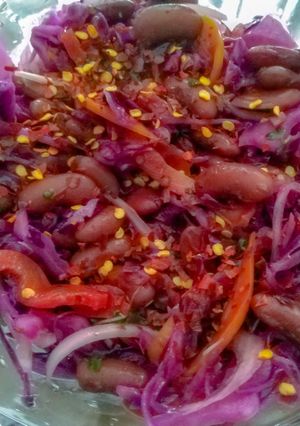 মেক্সিকান কিডনি বিন সালাদ (Mexican bean kidney salad recipe in Bengali) রেসিপির প্রধান ছবি