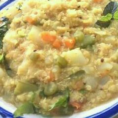 A picture of Moong dal masala Khichdi.