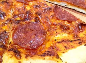 Una foto de Pizza casera