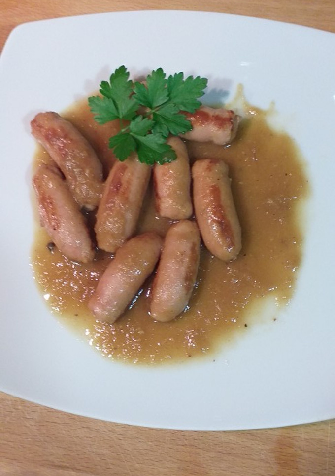 Una foto de Salchichas al vino