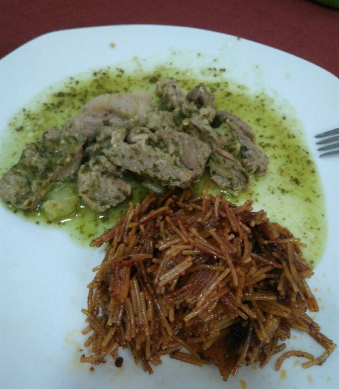 Una foto de Cocido de res en salsa verde