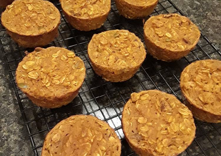 Steps to Prepare Speedy Pumpkin Pie Baked Oatmeal Cups