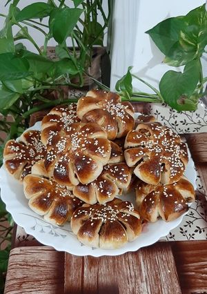 عکسی از دستور کلوچه خرمایی و گردو🍪