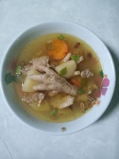 Foto resep Sop ceker kentang wortel