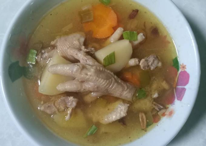 Resep Sop Ceker Kentang Wortel Oleh Windarahayu77 Cookpad