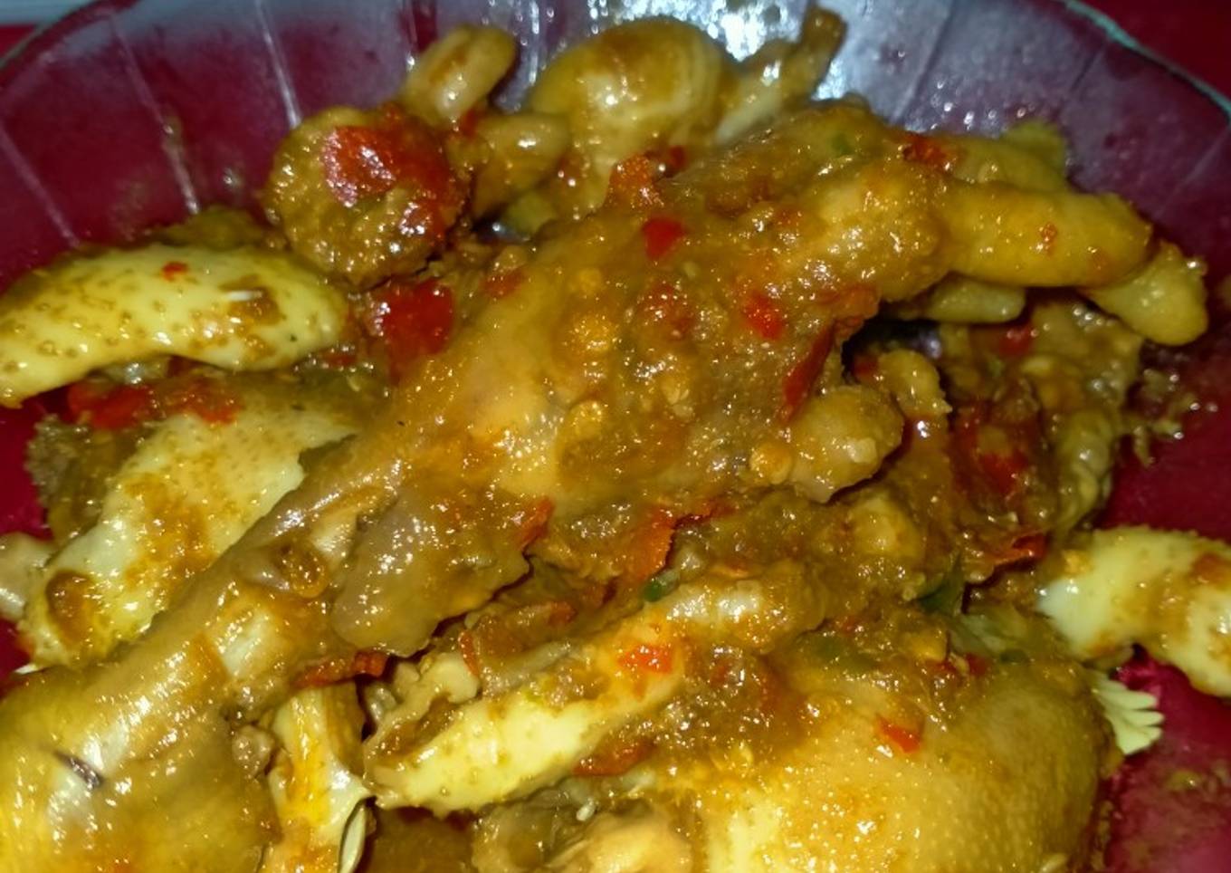 Seblak ceker&kepala ayam