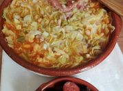 Una foto de col gallega